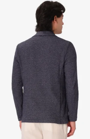 Giacca Regi In Tessuto Maglia Jersey Melange Stretch