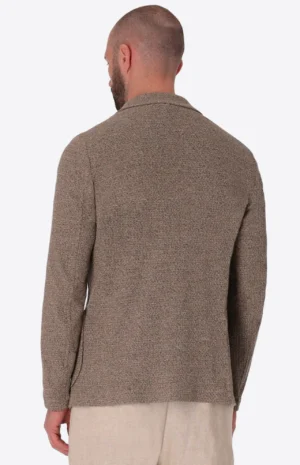 Giacca Regi In Tessuto Maglia Jersey Melange Stretch