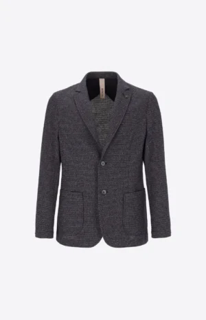 Giacca Regi In Tessuto Maglia Jersey Melange Stretch