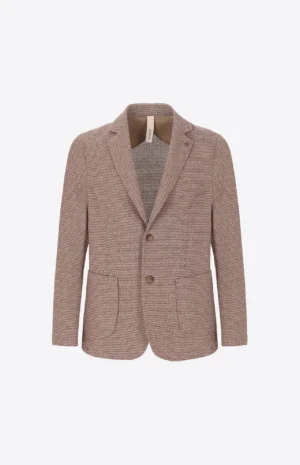 Giacca Regi In Tessuto Maglia Jersey Melange Stretch