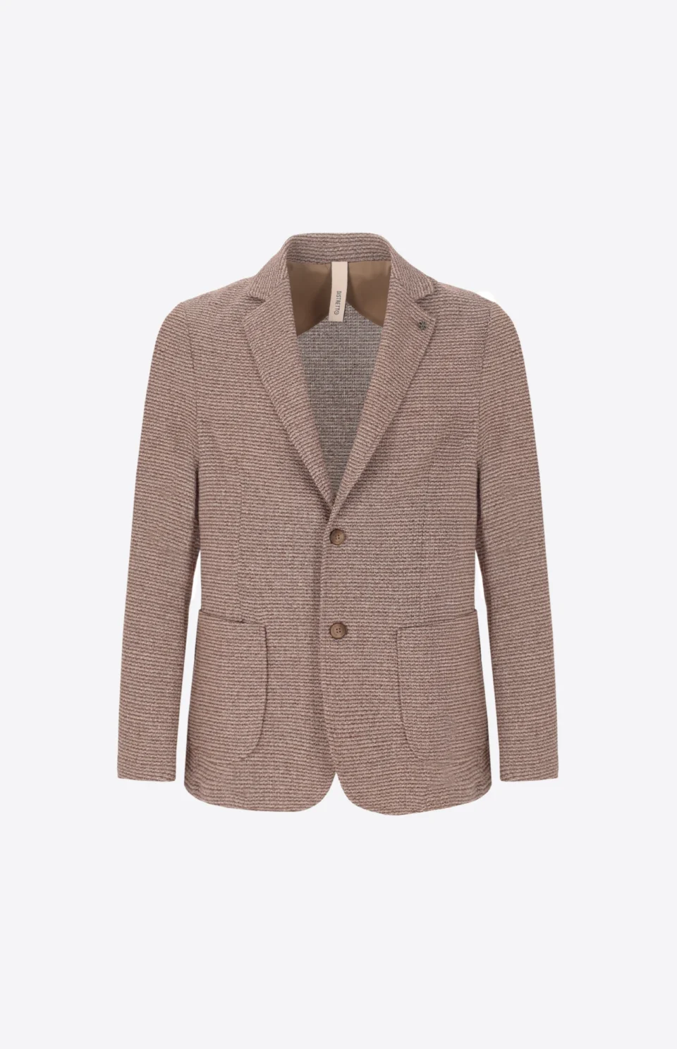 Giacca Regi In Tessuto Maglia Jersey Melange Stretch