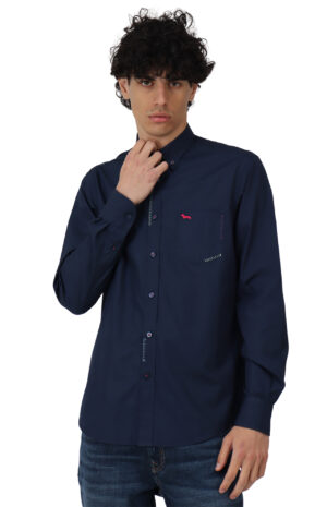 Camicia-Harmont&Blaine-BLU-CRN562006912M-1