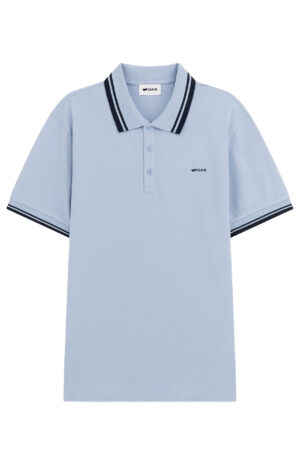 GAS - Polo - RALPHS STRIPES - BLU CHIARO 1
