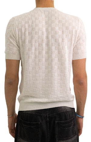 Maglia-con-trama-traforata-a-quadri-natur-Masq-2