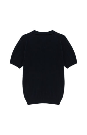 ROYROGERS-POLO-IN-CREPE-BLU-NAVY-2