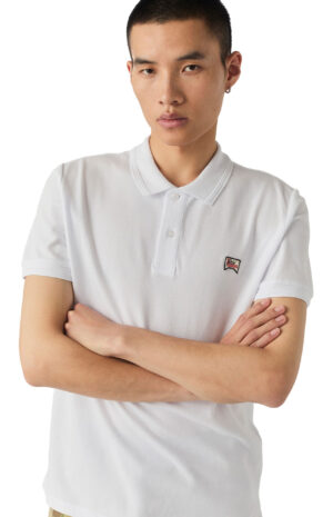 ROYROGERS-POLO-IN PIQUET-BIANCO-5