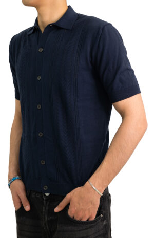 camicia-manica-corta-materiale-misto-blu-J7825-5013-2 - Copia