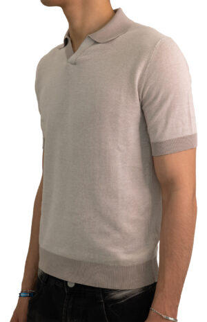 polo-senza-bottoni-misto-lino-beige-M5425-2026-Masq-3