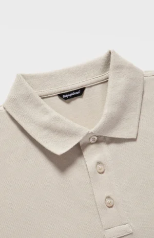 polo refrigiwear in cotone beige