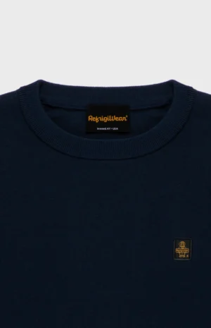 maglioncino refrigiwear blu navy in cotone