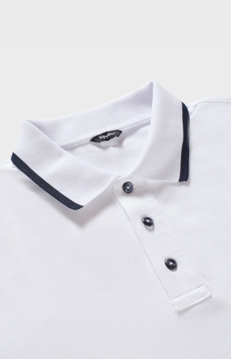 polo refrigiwear bianca con dettagli