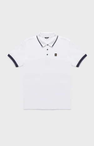 polo refrigiwear bianca con dettagli