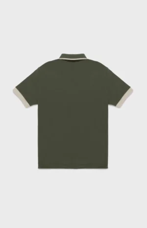 polo refrigiwear verde con dettagli