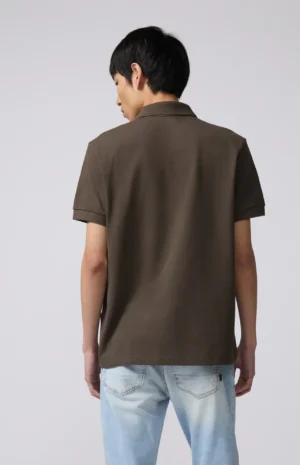 polo refrigiwear in cotone marrone