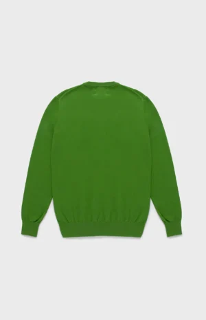 maglioncino refrigiwear verde in cotone