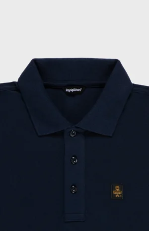 polo refrigiwear in cotone blu navy