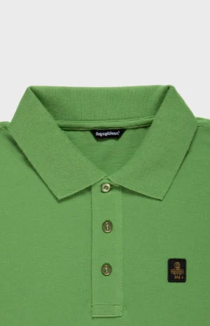 polo refrigiwear in cotone verde